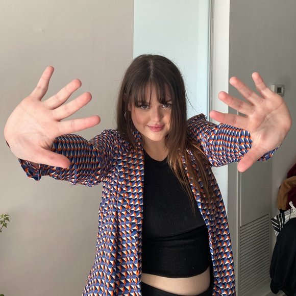 F21 BLAZER BLOUSE - Picture 3 of 4